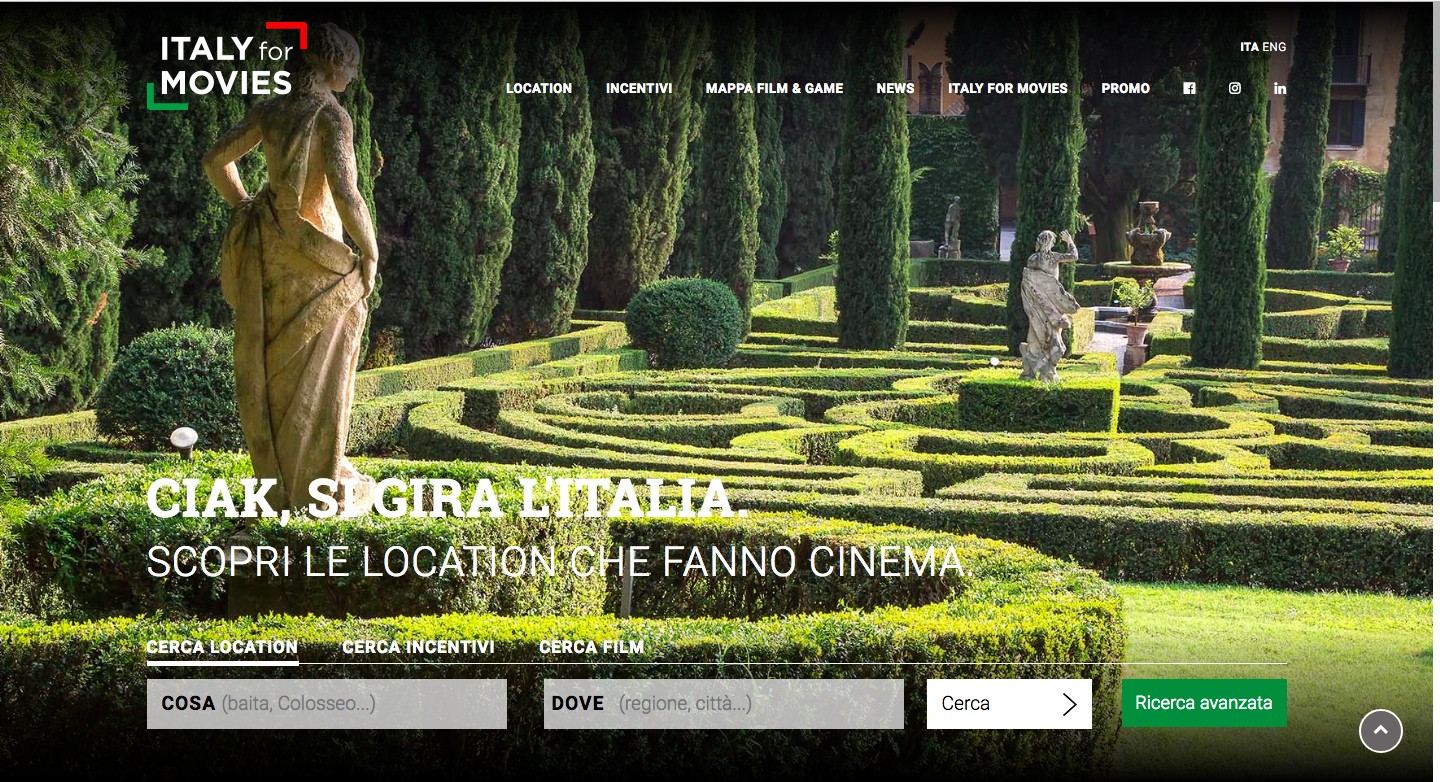ItalyforMovies - il portale nazionale delle location per il cinema